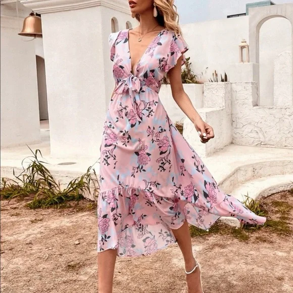 SHEIN | Dresses | Ruffle Dress | Poshmark